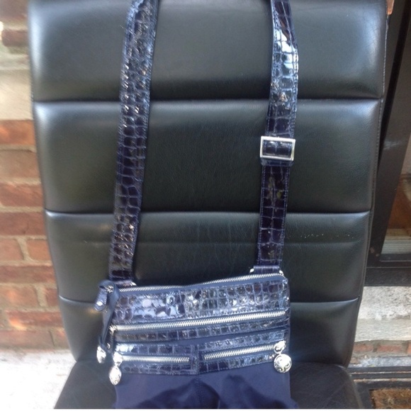 Brighton Handbags - Brighton navy blue crossbody bag